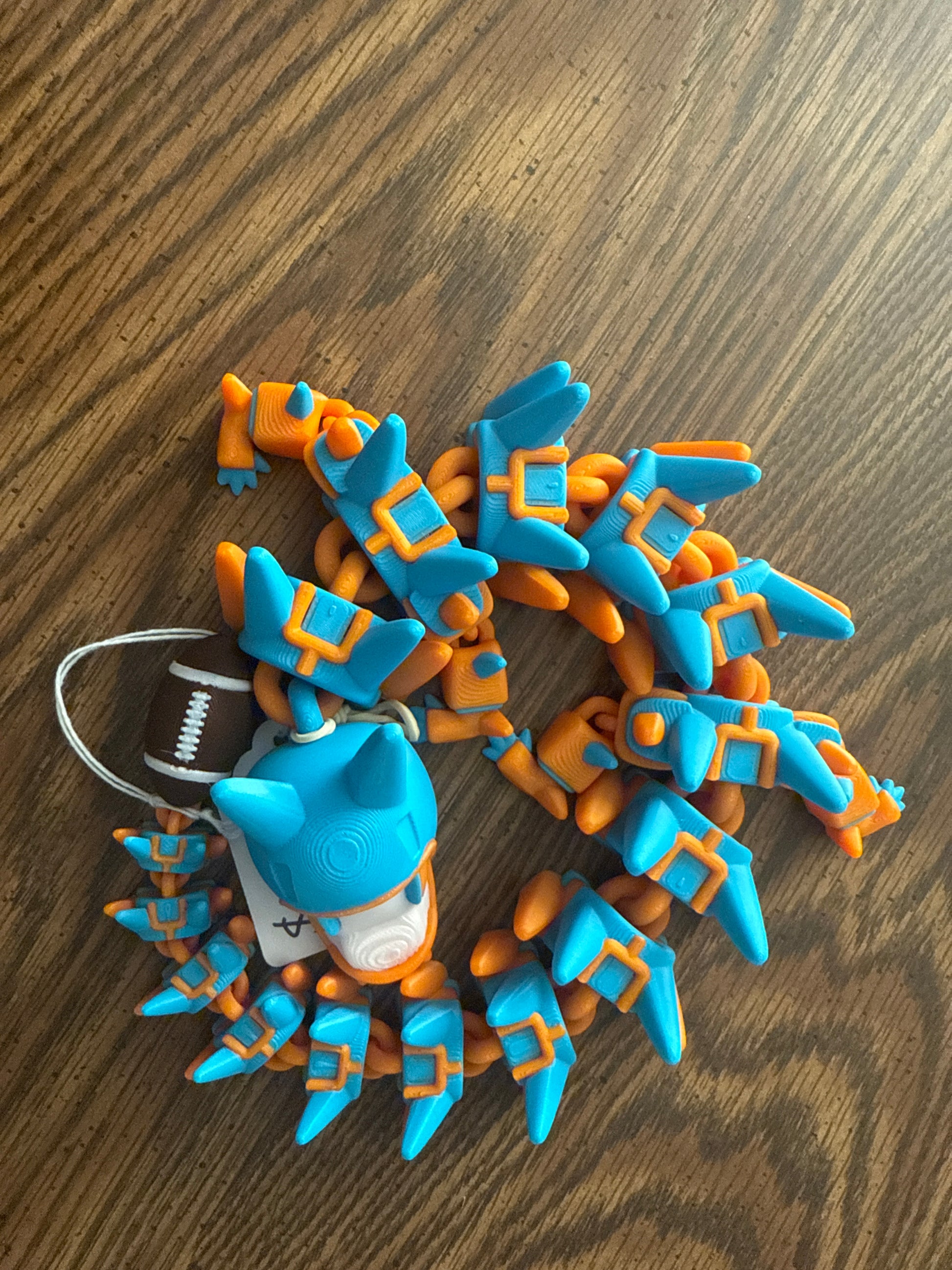Football team dragon 3D printed