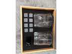 His Buck & Her Doe Whiskey Gift Set | Deer Love Laser Engraved Box – 2 Glasses, Coasters, Whiskey Stones & Velvet Bag