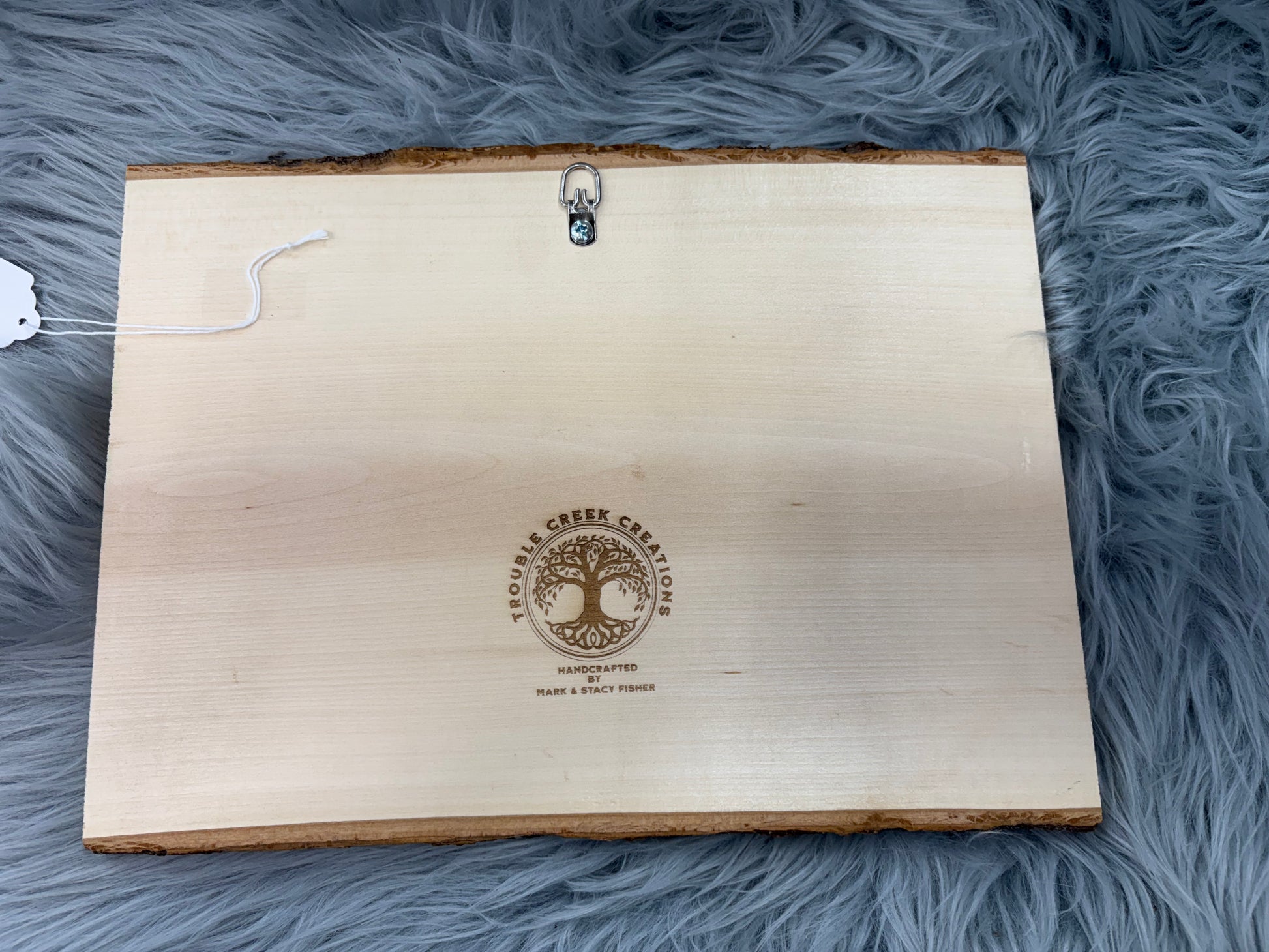 Live Edge “The Lake Is Calling” Laser Engraved Wood Sign | Rustic Lake House Decor | 9.5" x 13" | $35