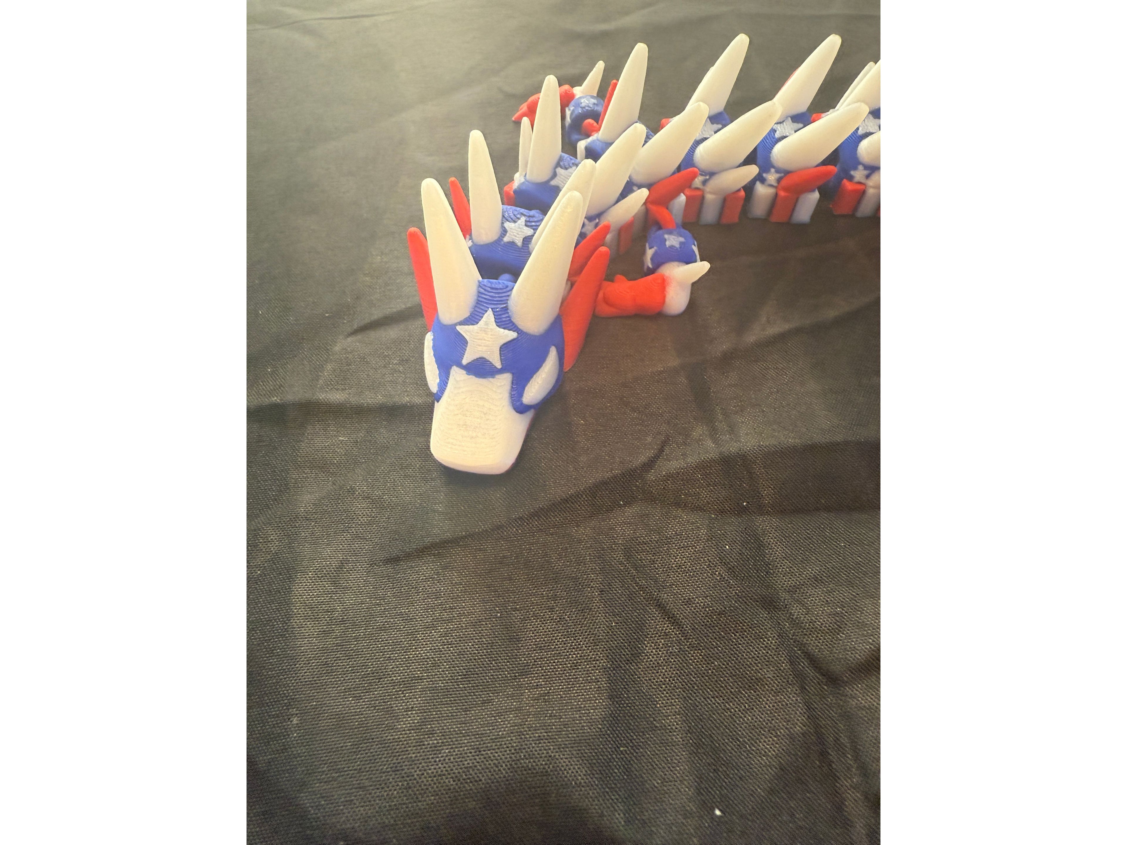 Articulated American– Superhero-Inspired 3D Printed Collectible