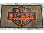 Harley-Davidson Style Wooden Wall Art