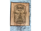 Laser Engraved Beer Mug with Handmade Gift Box – Father’s Day Gift | World's Best Dad, The Man, Myth, Legend – $25