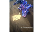 Magic blue 3D crystal dragon