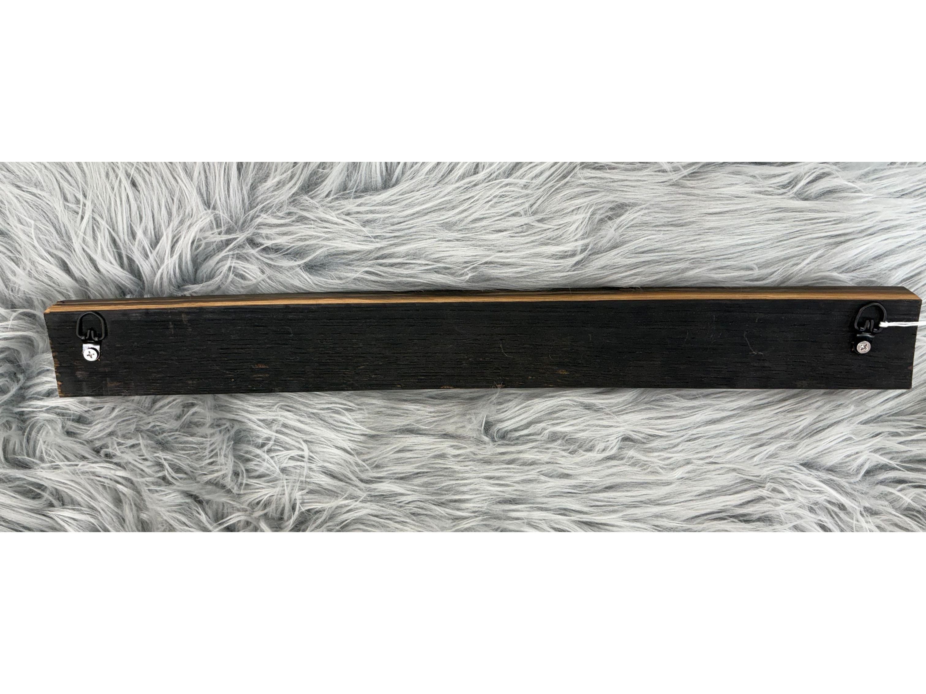 Whiskey Barrel Stave Sign – “We Don’t Call 911” | Laser Engraved Patriotic Decor