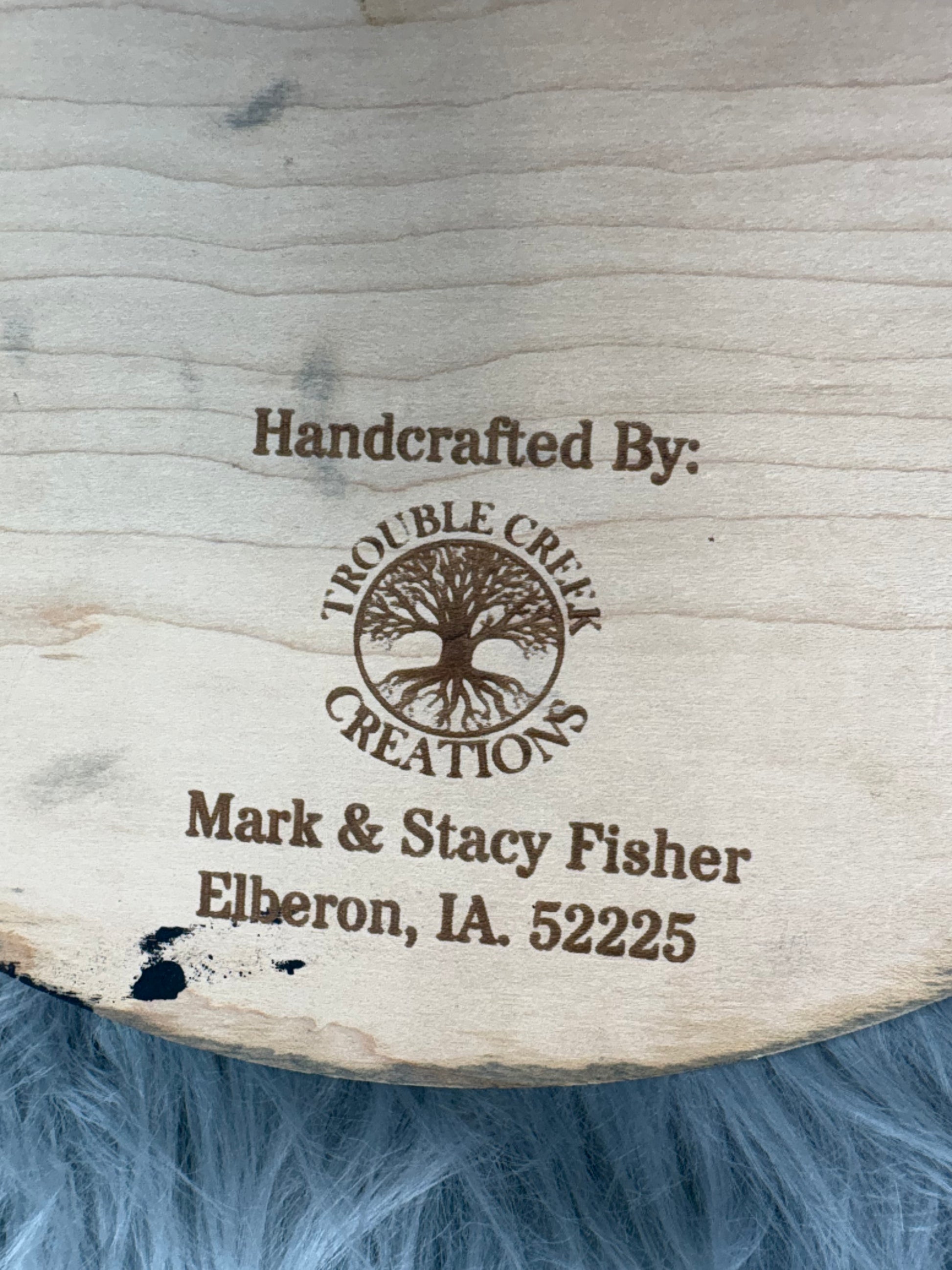 Stay Clever Wolf Sign | Hand-Painted Laser Engraved Wood Round | 12" Rustic Wall Art – $25