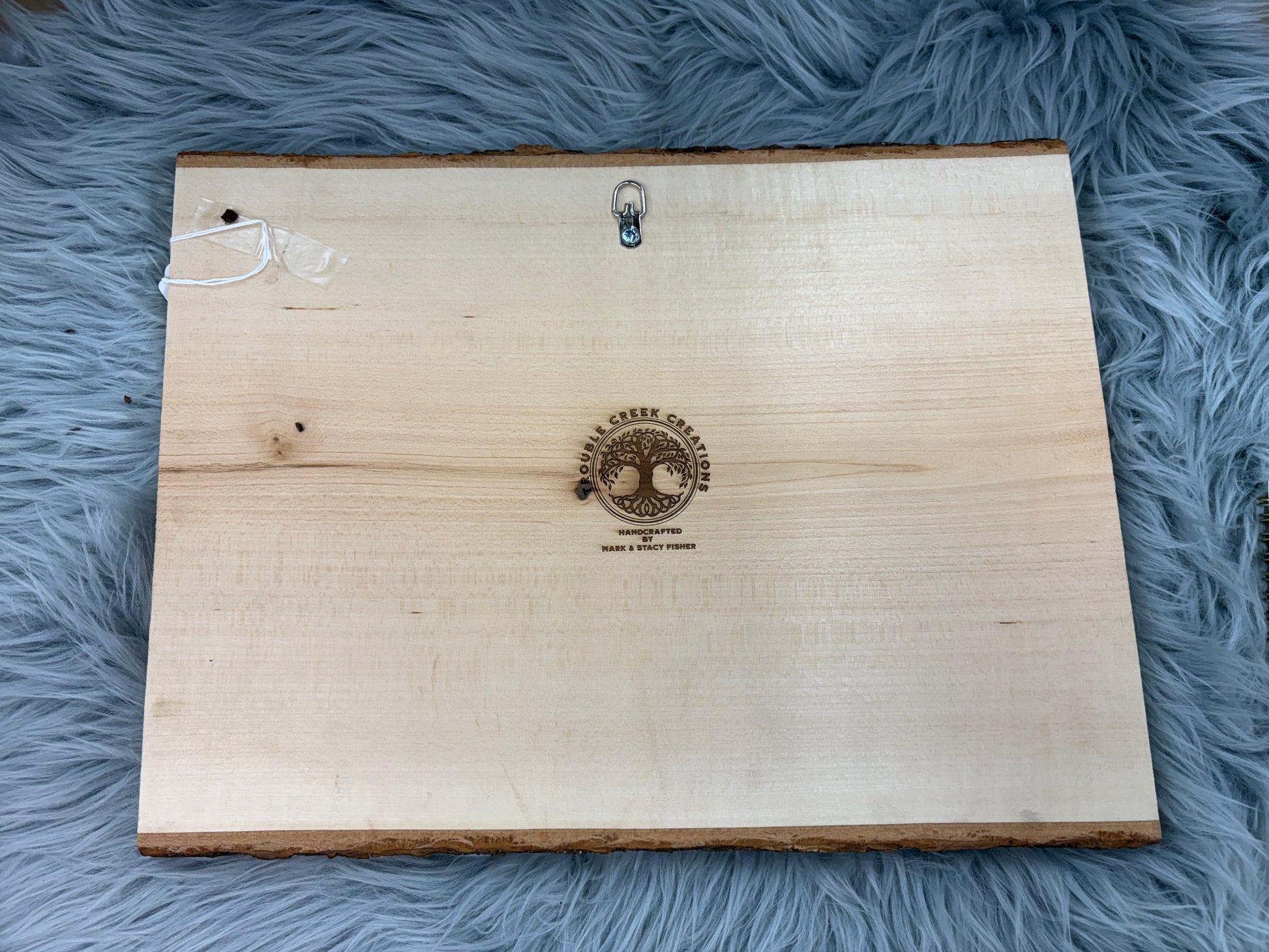 Live Edge Moose & Bear on Dock with Duck Floaty | Laser Engraved Lake Life Wood Sign | 12" x 16" | $35