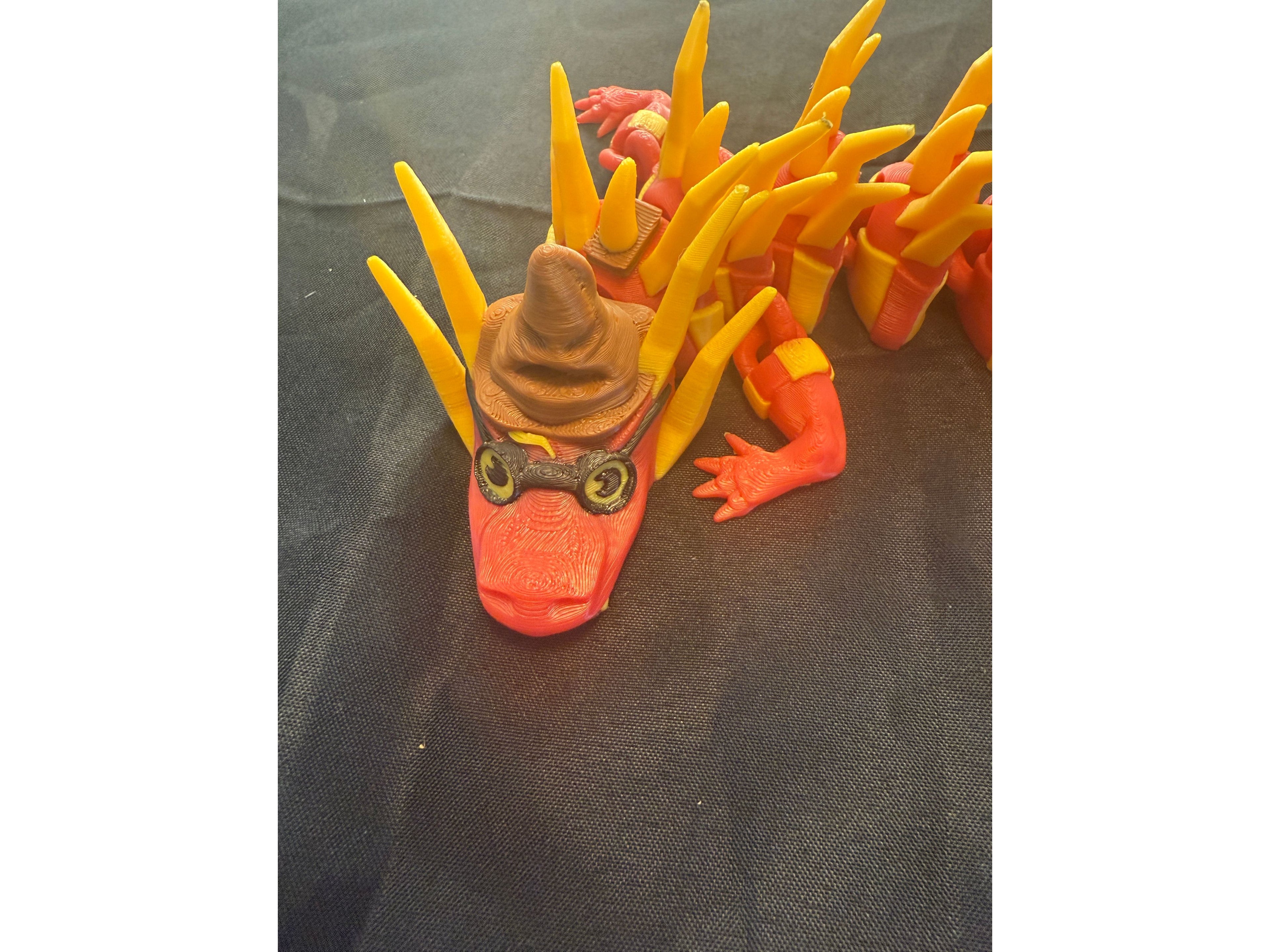 Articulated Wizard-Inspired 3D Printed Collectible