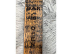 Jack Daniels “Bar Is Open” Wall Sign with Fireball Logo & Bottle Opener | Laser Engraved Whiskey Bar Decor | 17” x 3” | $30
