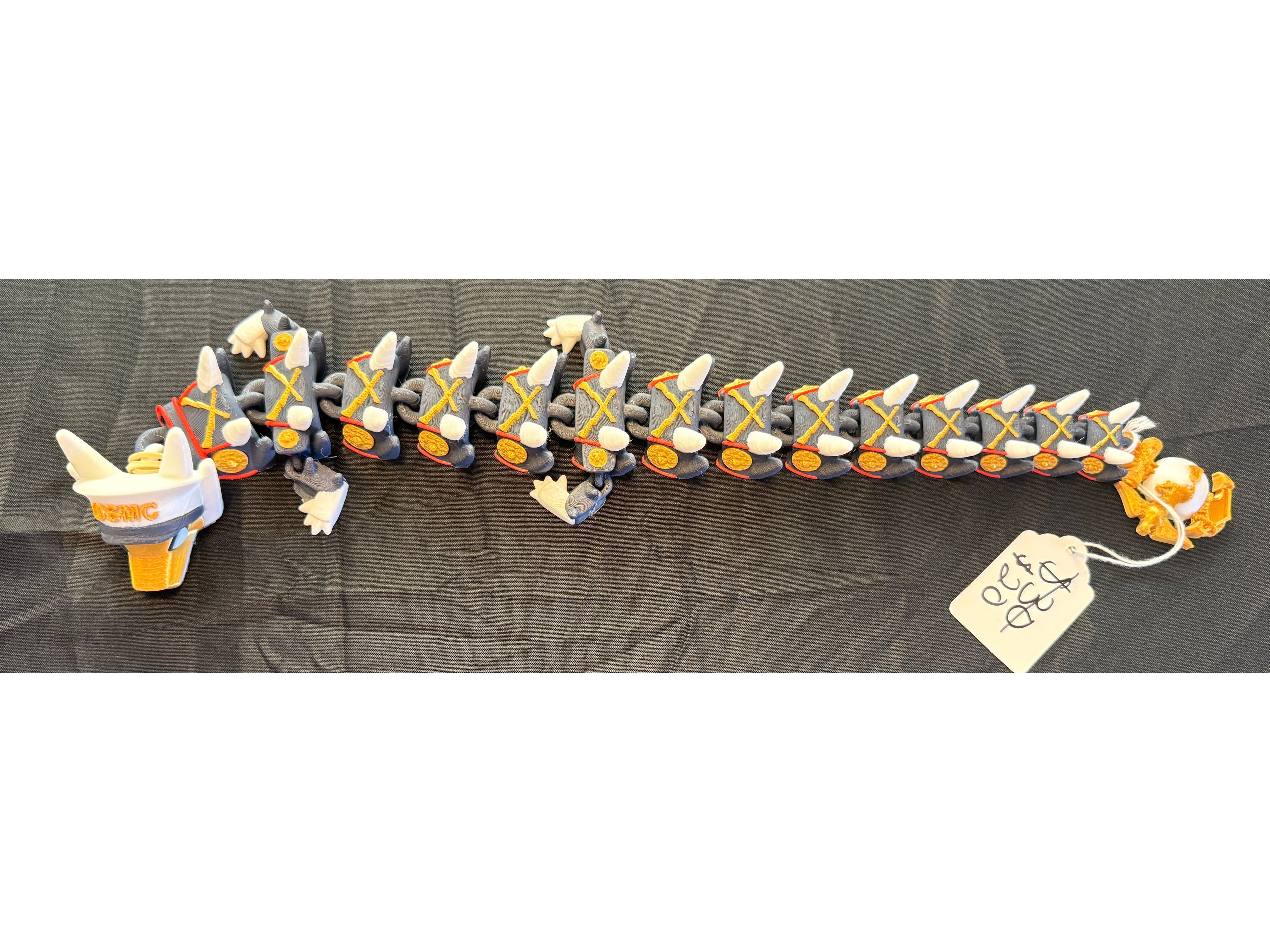 3D Printed USMC Dragon | Articulating Dragon Toy for Collectors & Veterans