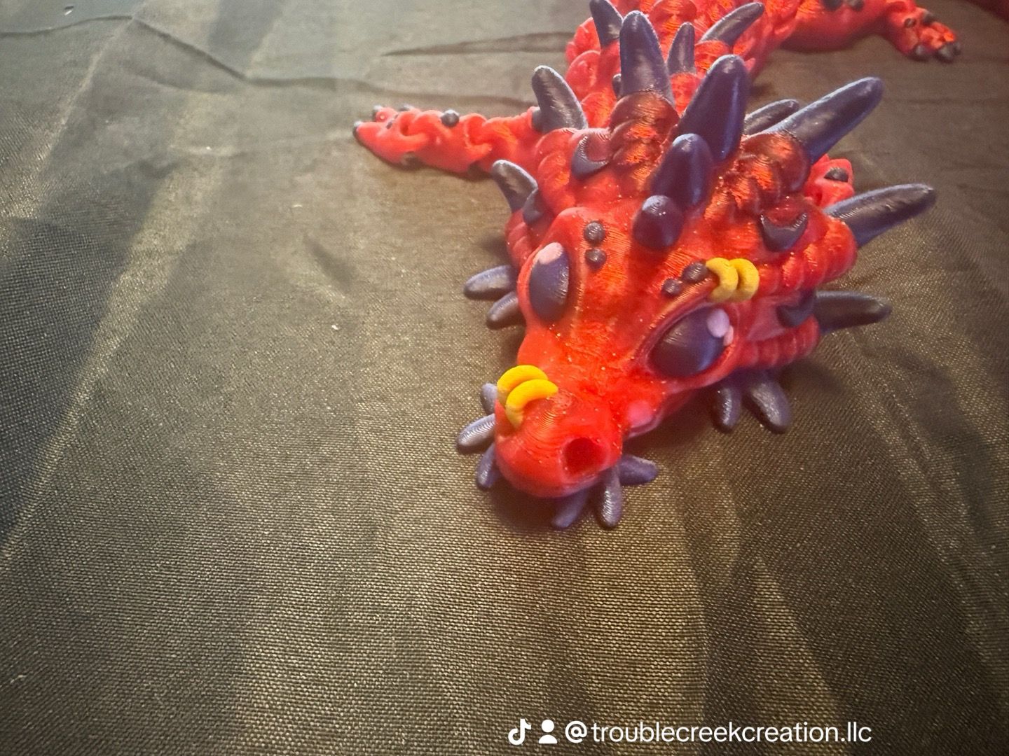 Ages Red 3D dragon