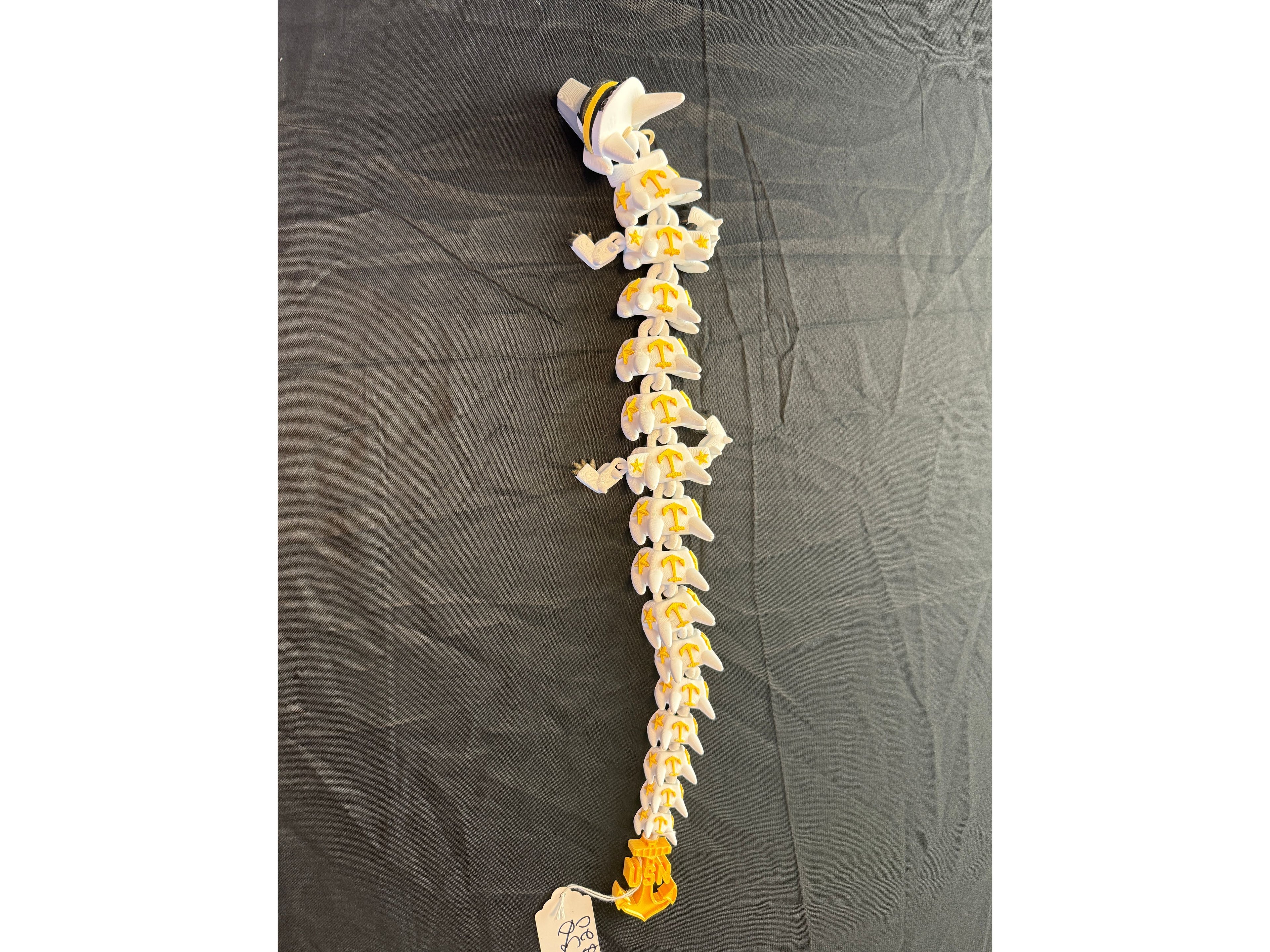 3D Printed Navy Dragon | Articulating Dragon Toy for Collectors & Veterans