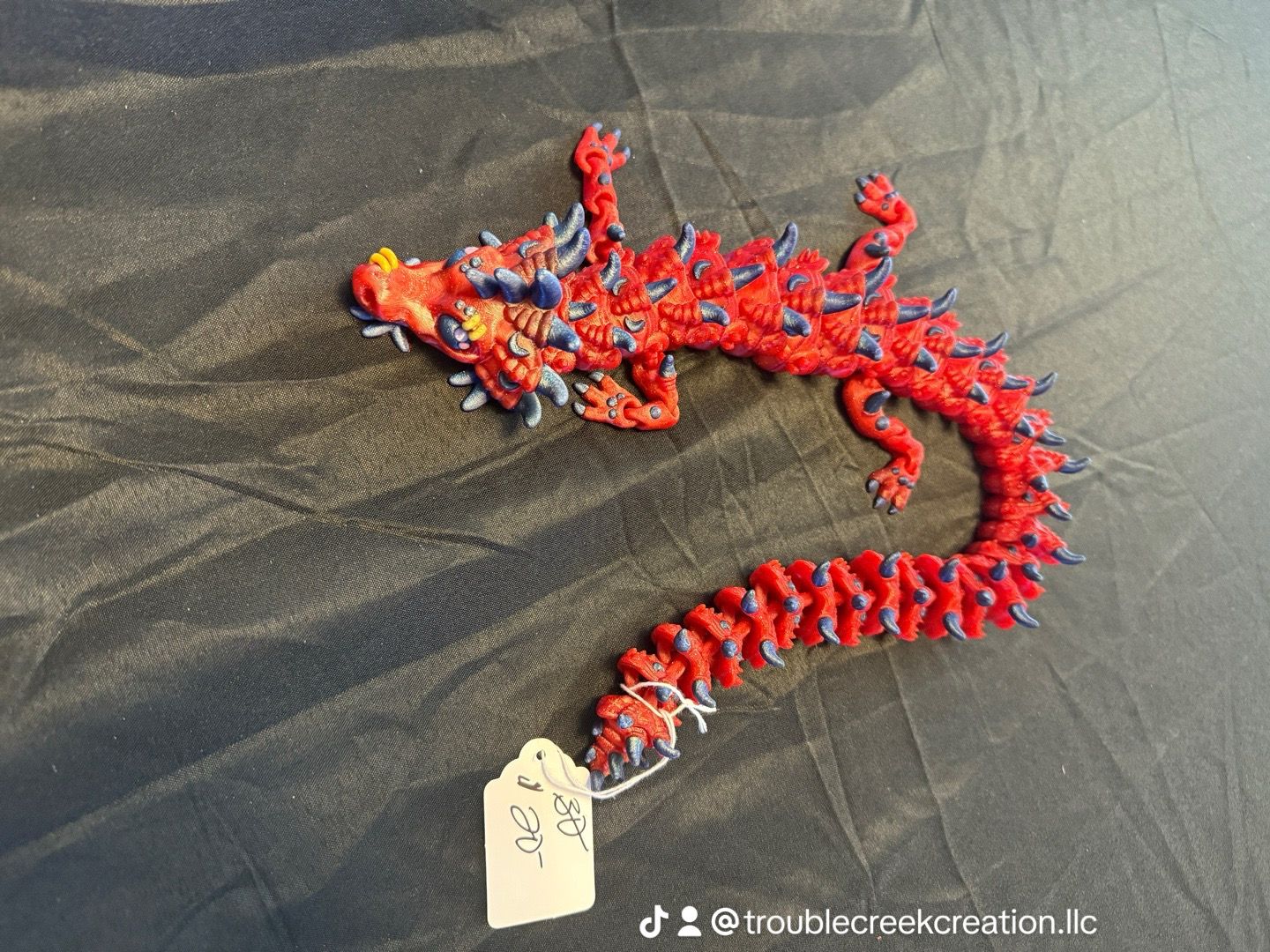 Ages Red 3D dragon