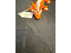 Orange and white 3D crystal dragon