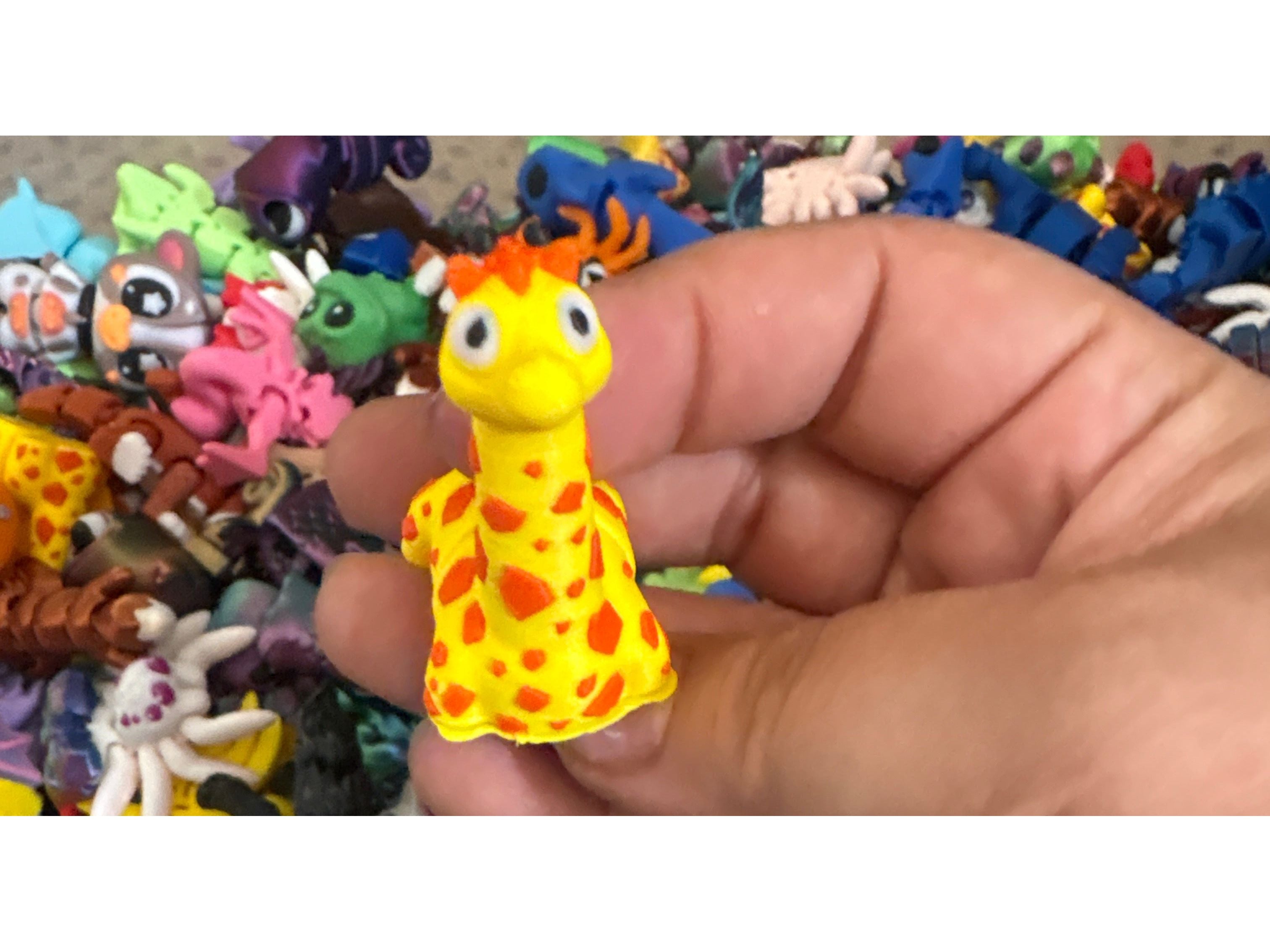Mystery Bucket: Mini 3D Printed Animal Set – Fun Surprise Toys