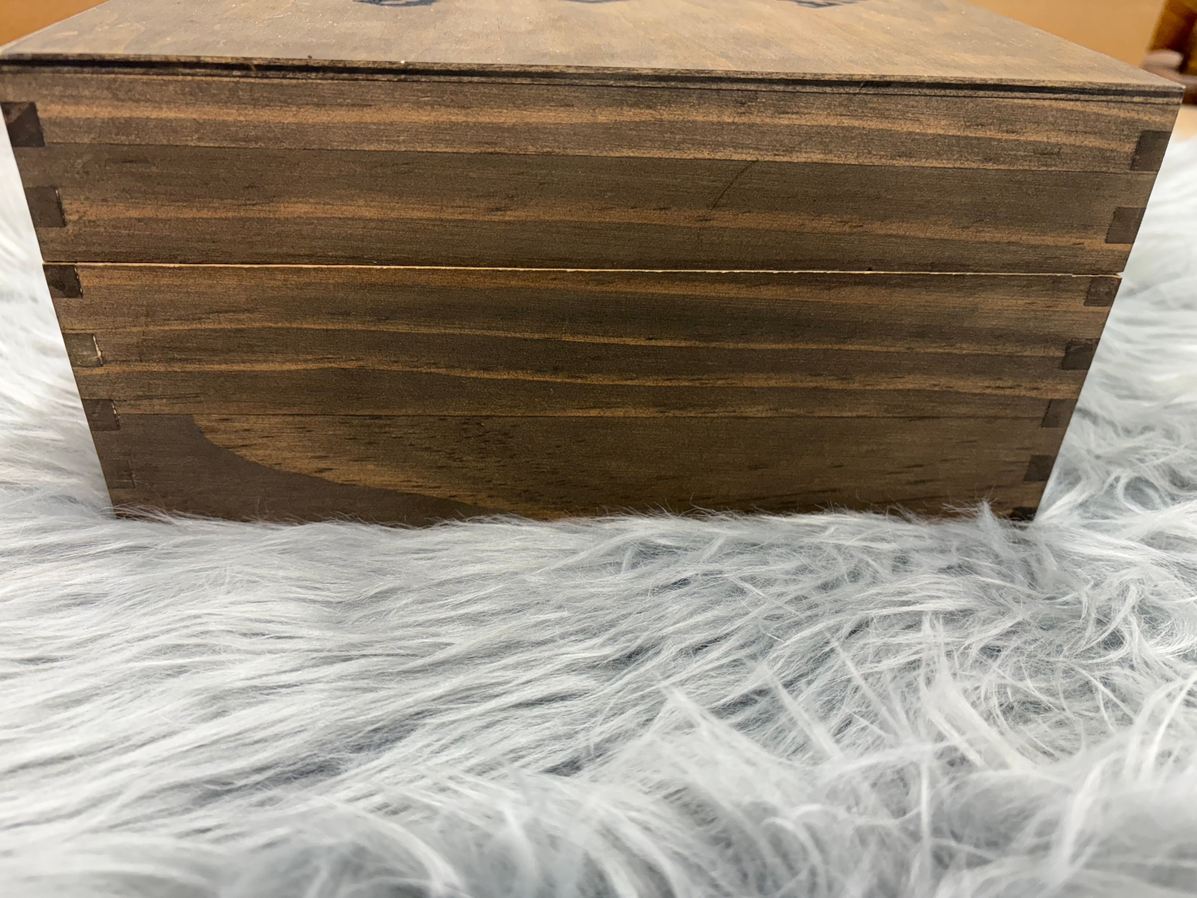 Whiskey Bent Decanter Set | Laser Engraved Wooden Gift Box with 4 Glasses & Decanter – $120