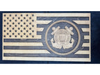 Laser Engraved Military Flag