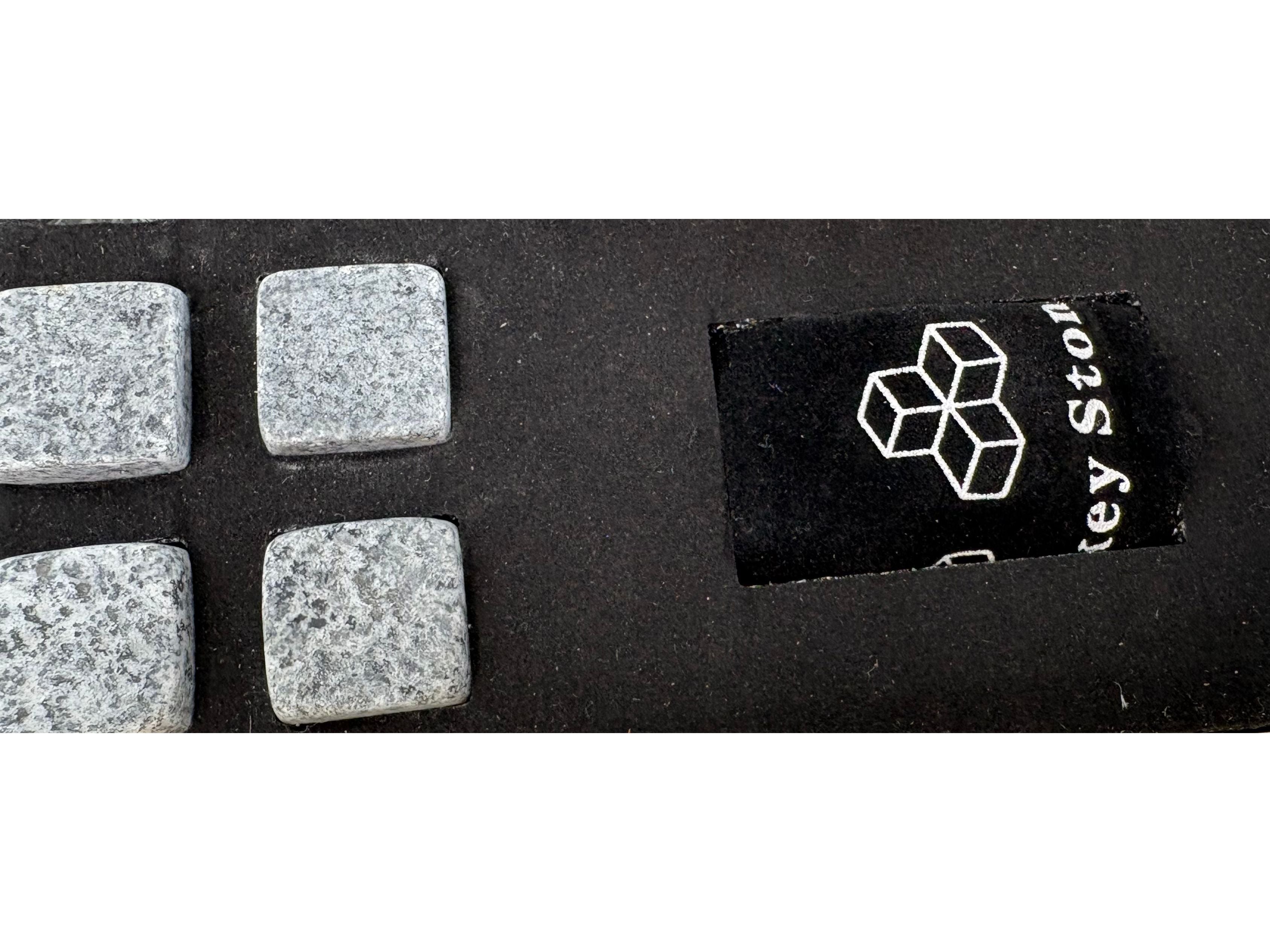 USAF Veteran Whiskey Gift Set | 2 Glasses, 2 Coasters, 8 Whiskey Stones and Velvet Bag