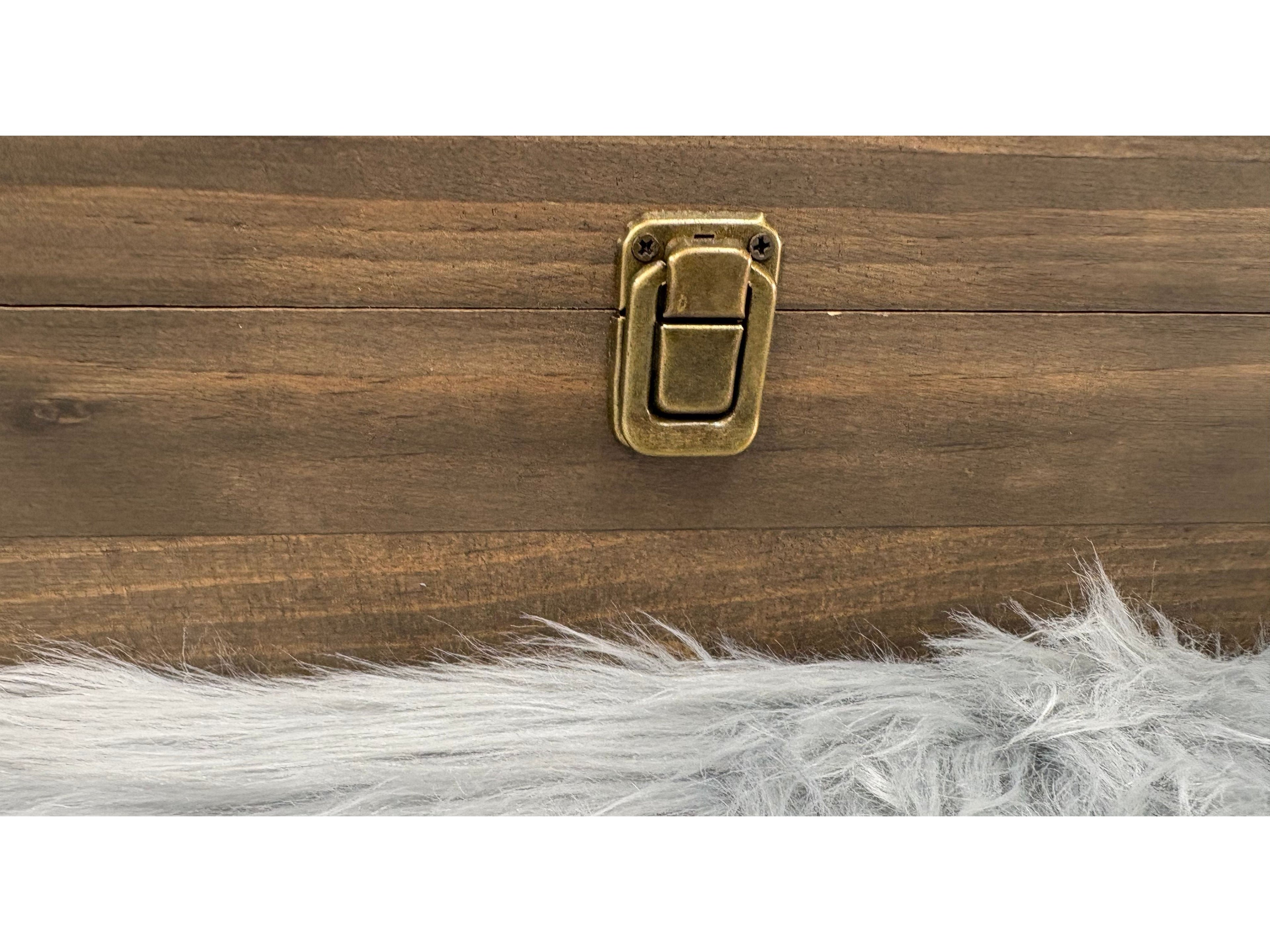 Whiskey Bent Decanter Set | Laser Engraved Wooden Gift Box with 4 Glasses & Decanter – $120