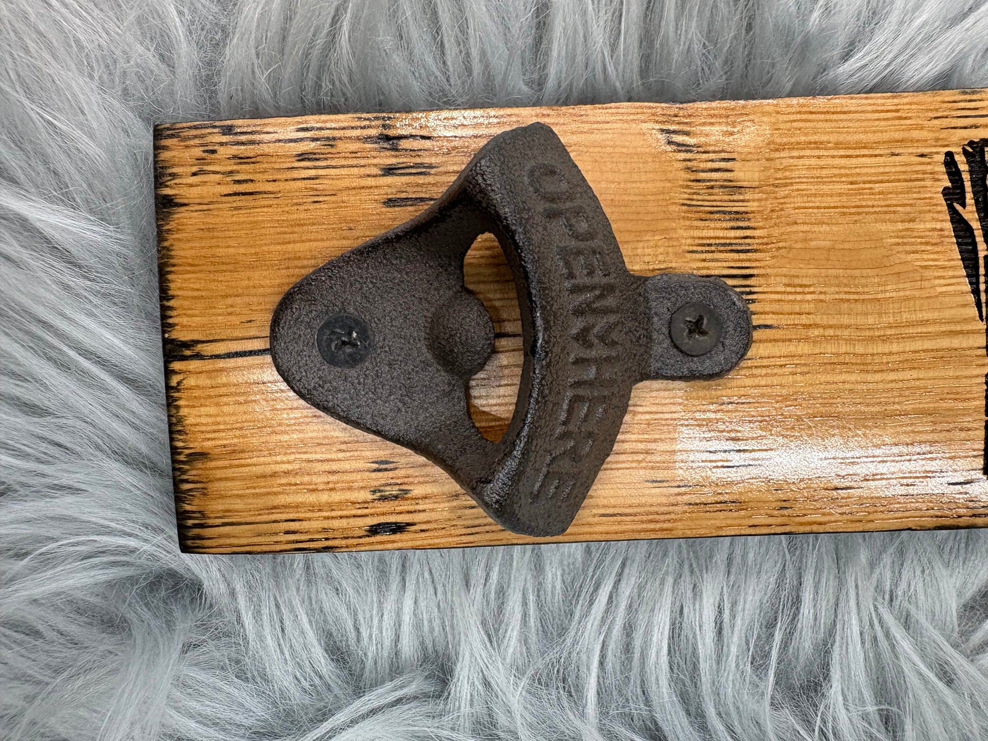 Don’t Tread on Me Bottle Opener Sign | Laser Engraved Rustic Patriotic Wall Decor | 7.5” x 3” | $20