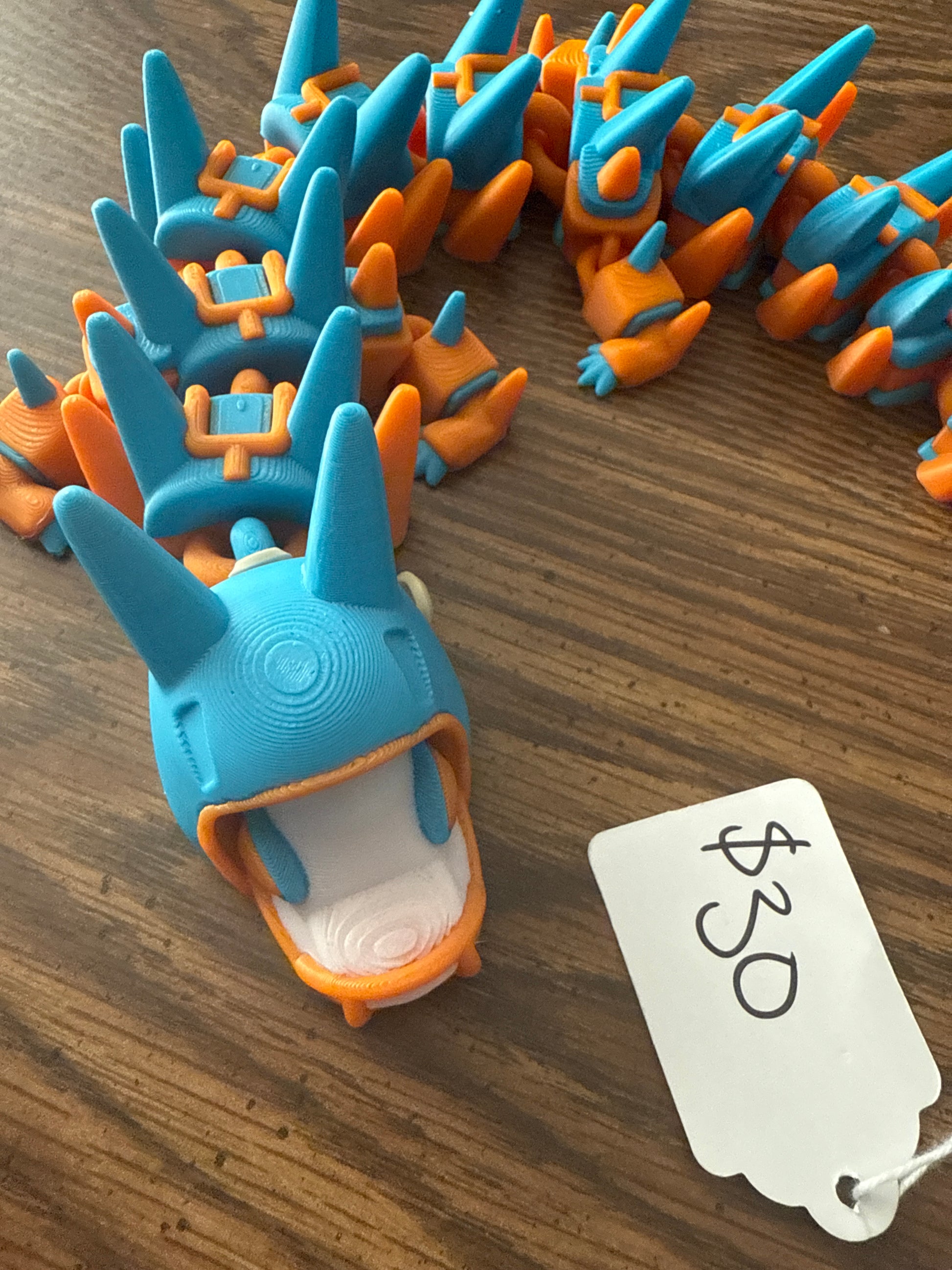 Football team dragon 3D printed