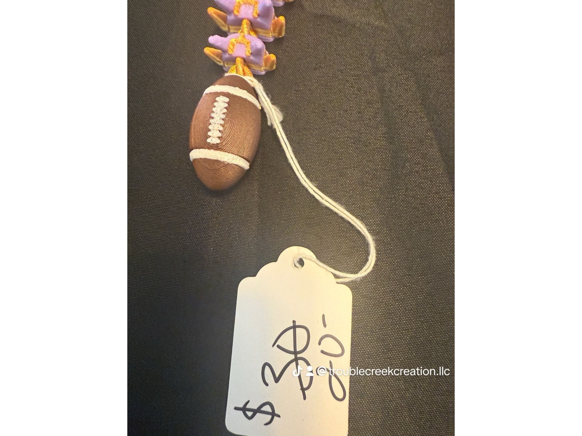 3D printed football dragons