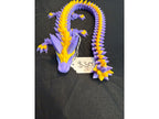 Purple and Gold 3D crystal dragon