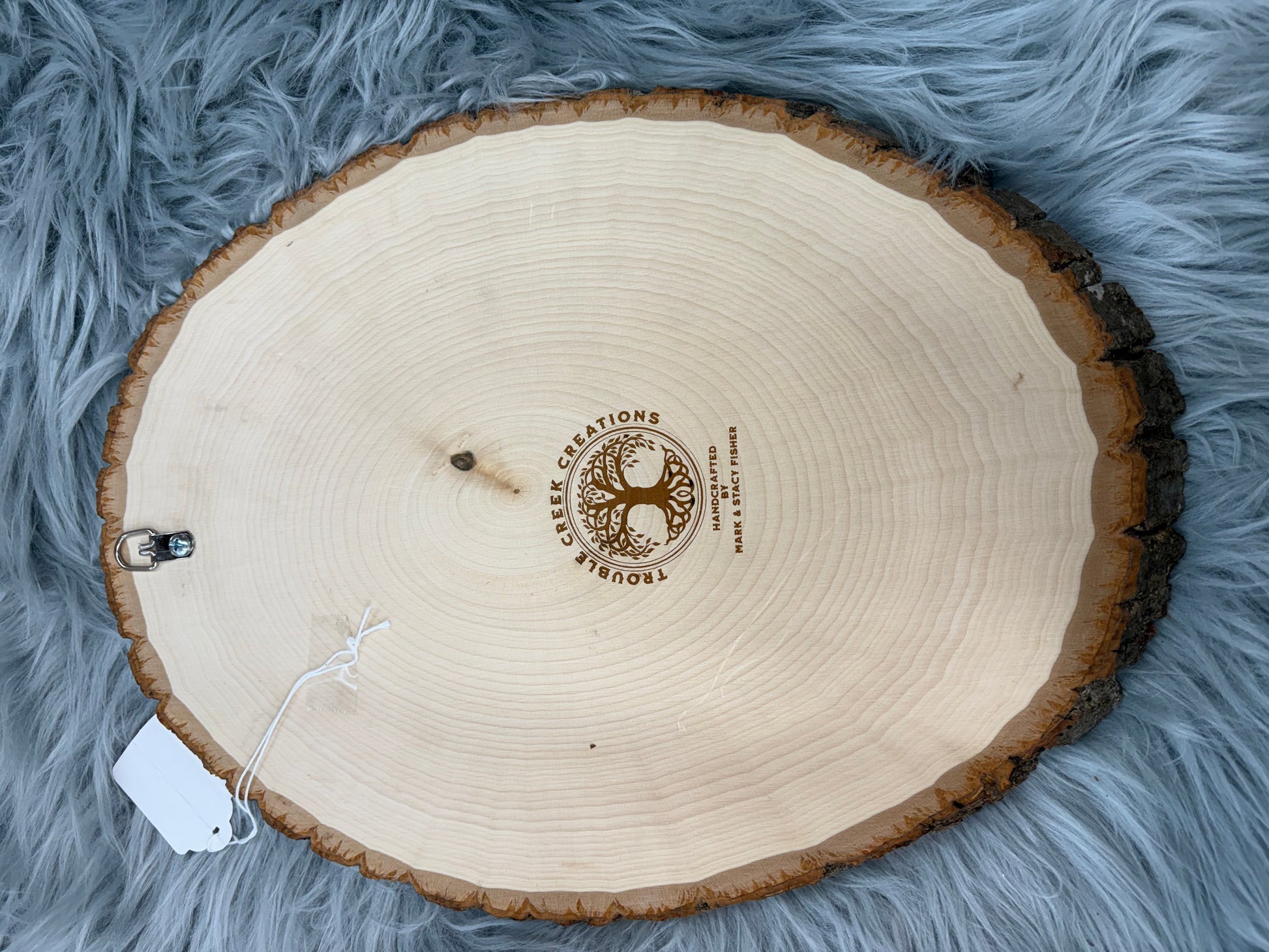 Live Edge Laser Engraved Deer in Scope Wall Art | Rustic Hunting Decor | 14" x 10.5"