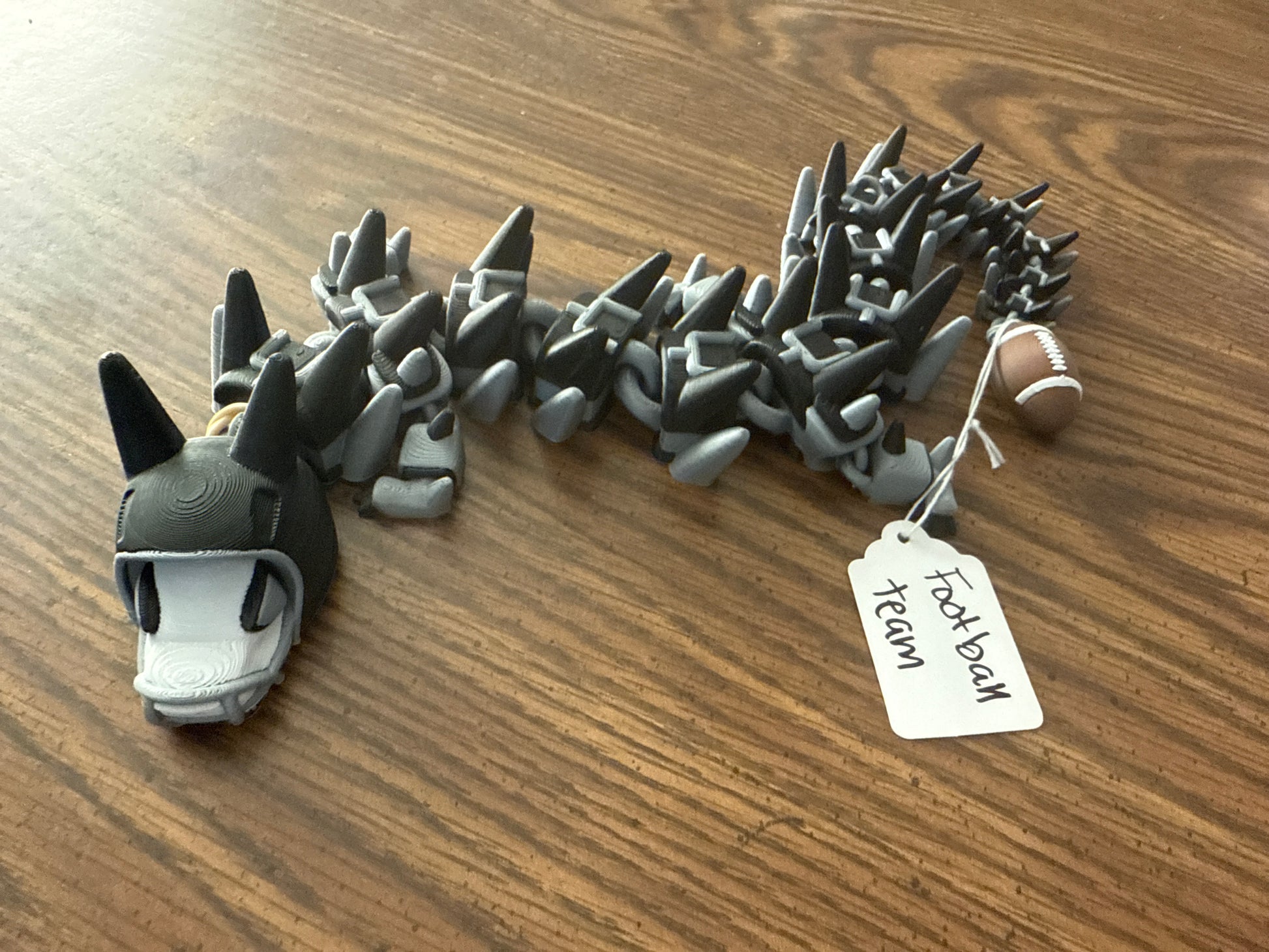 Football team 3D printed