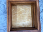 Handmade Zebra Wood Keepsake Box with Hinged Lid | Rustic Storage Display Gift Box – $65