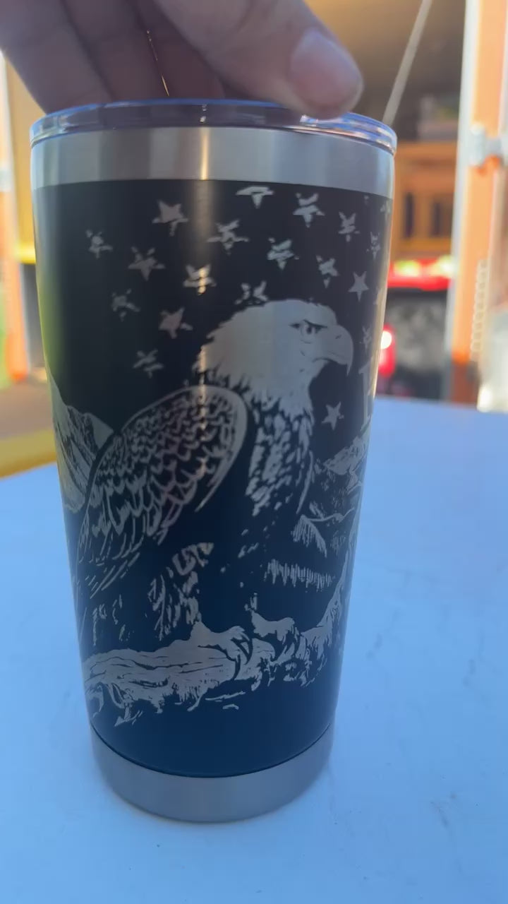 FREEDOM eagle tumbler