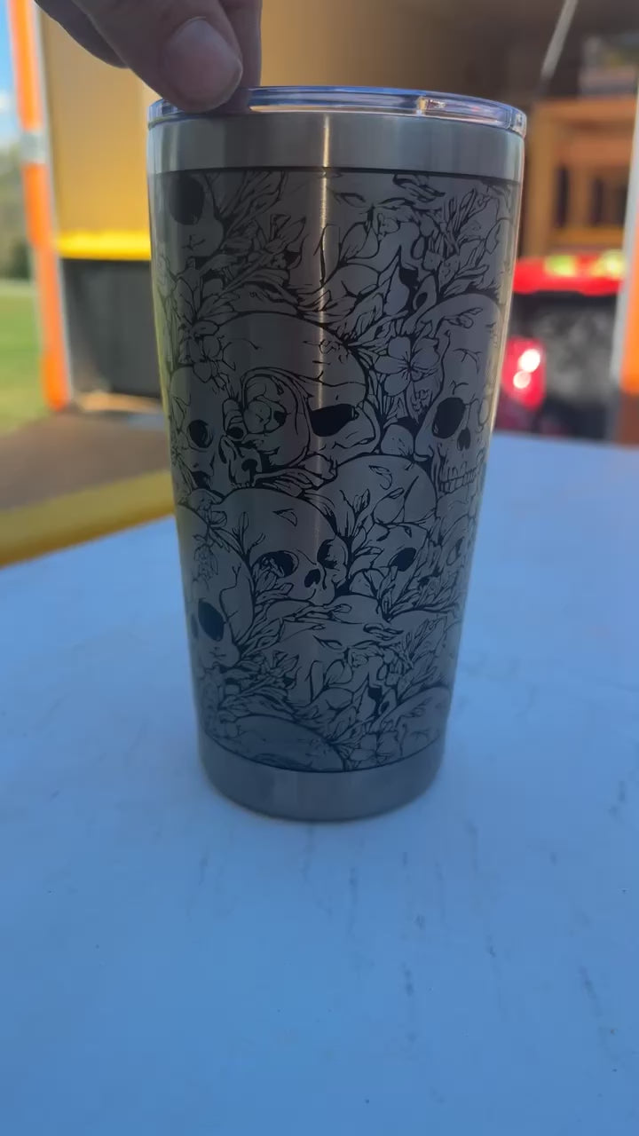 Skull tumbler