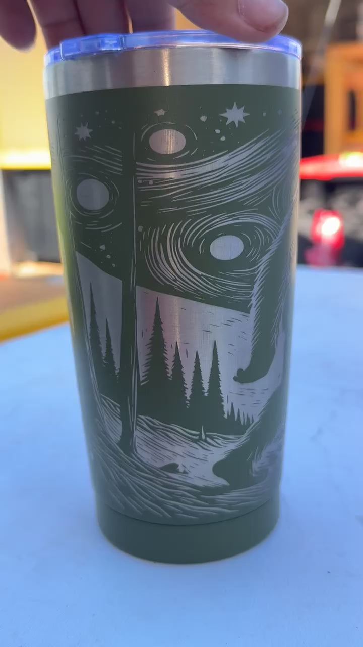 Bigfoot tumbler